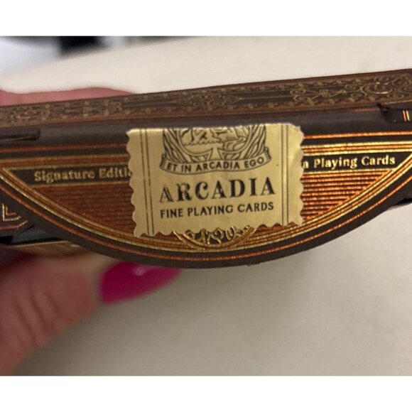 Arcadia Playing Cards – Signature Edition – Poker Size – Luxury Foil Tuck – Open - Picture 9 of 10